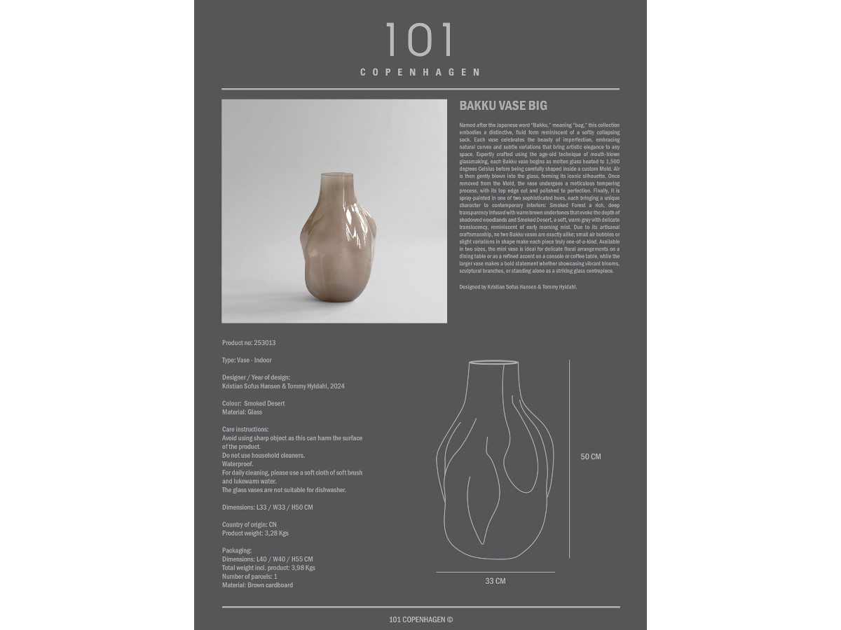 Ваза 101 Copenhagen Bakku