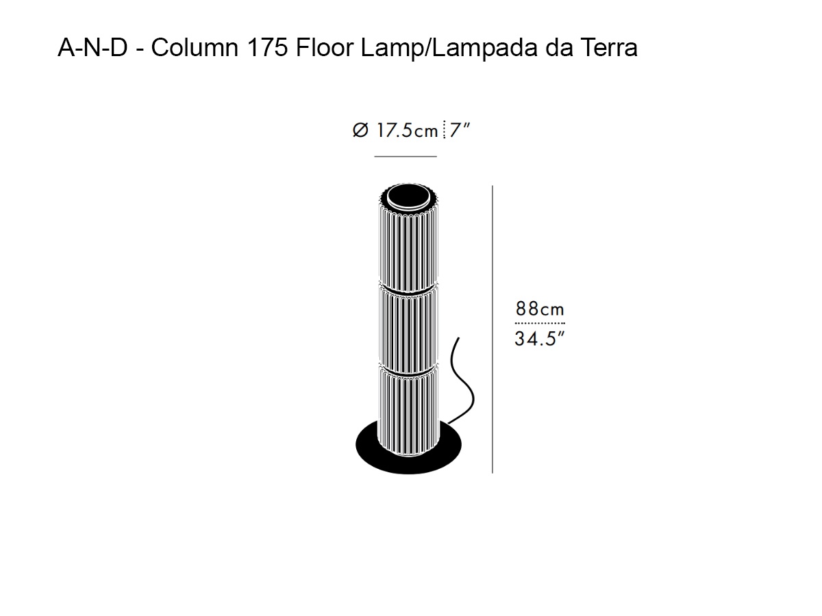 A-N-D Column 175 Floor Lamp