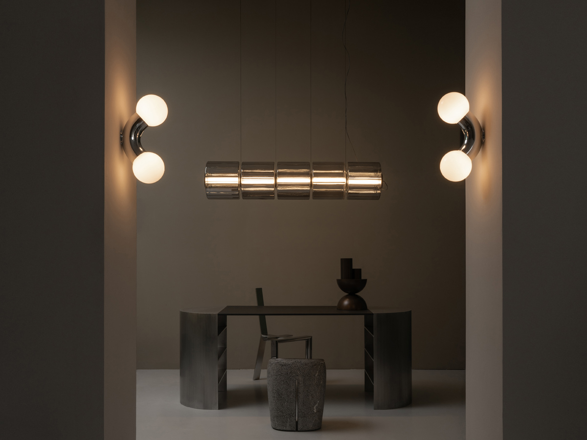 A-N-D Column 300 Horizontal Suspension Lamp P H 5