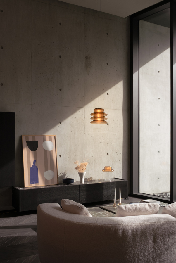 A-N-D Pace 28 P 3 Modules Suspension Lamp