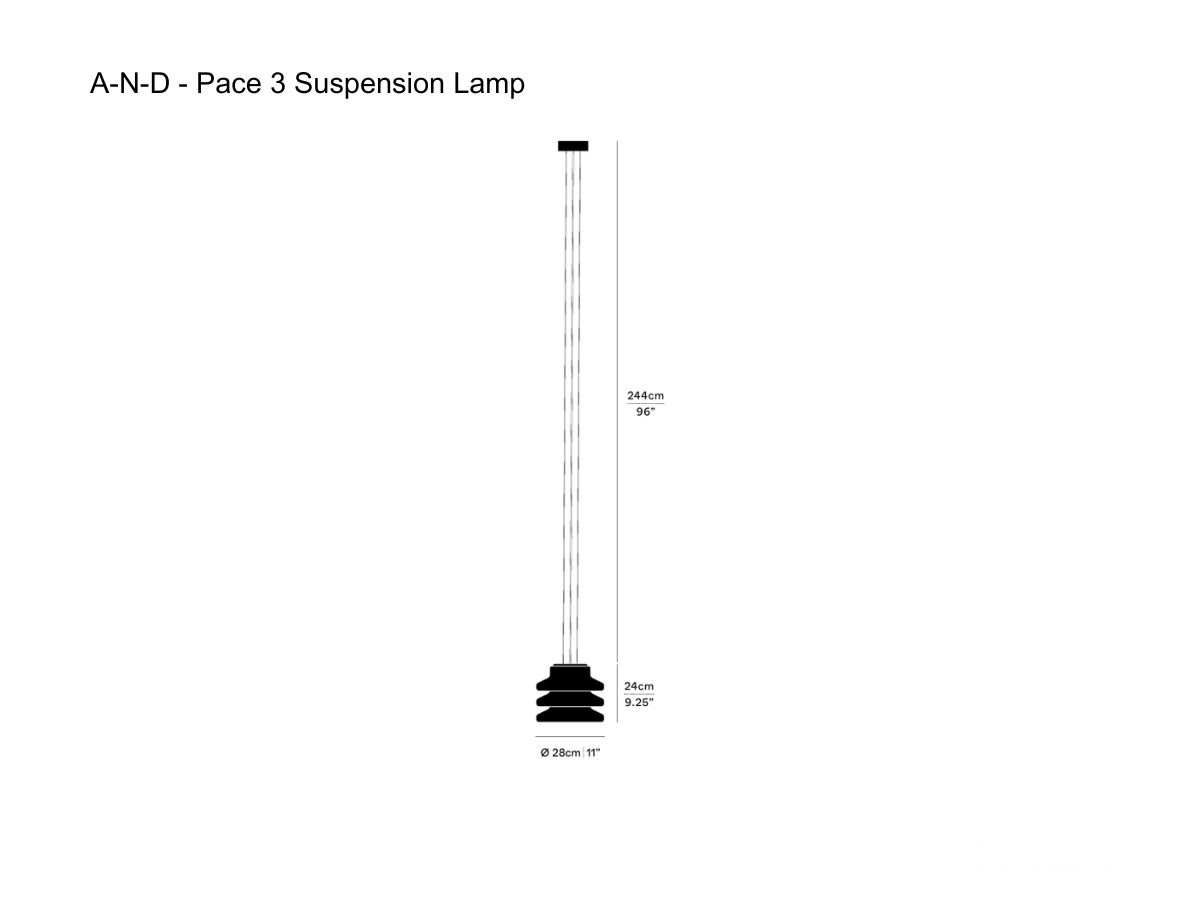 A-N-D Pace 3 Suspension Lamp