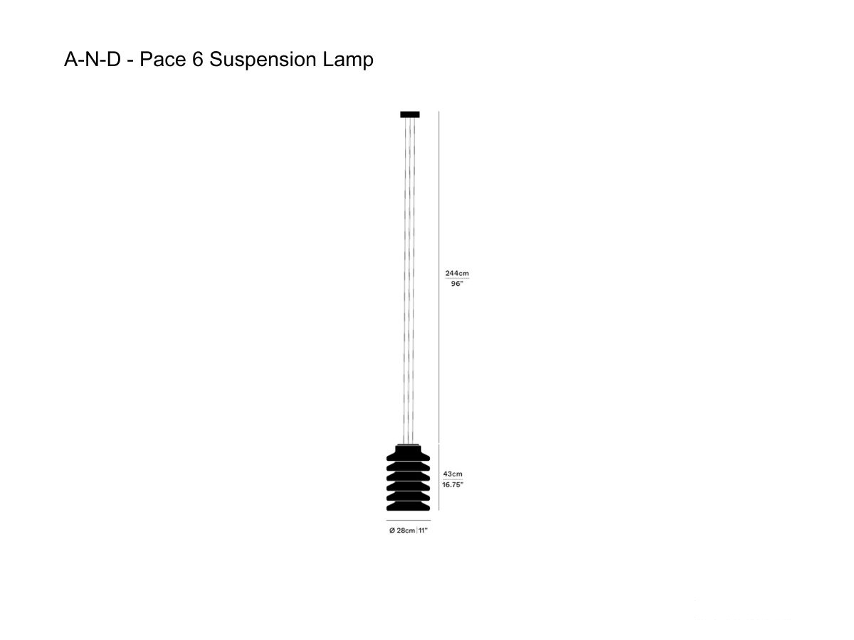 A-N-D Pace 6 Suspension Lamp