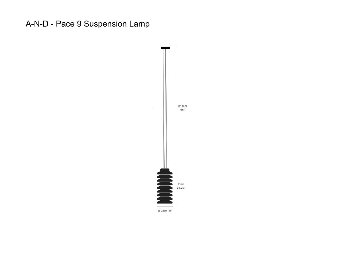 A-N-D Pace 9 Suspension Lamp