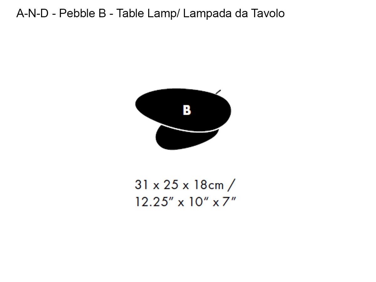 A-N-D Pebble B Lampe A Poser