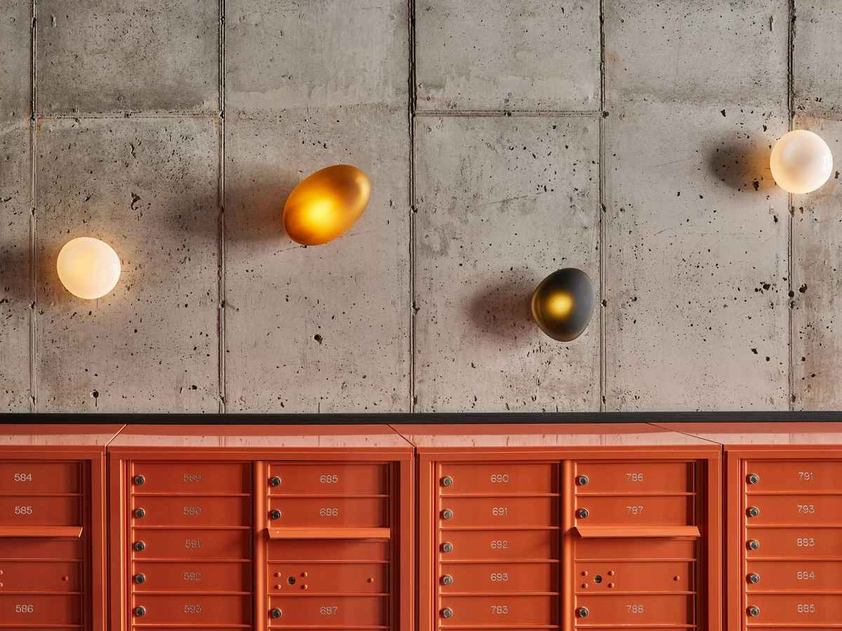 A-N-D Pebble Ceiling Wall Lamp Model C