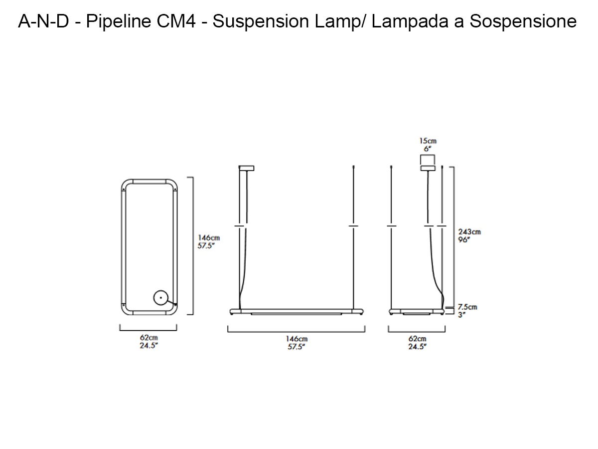 A-N-D Pipeline Cm4 Suspension Lamp