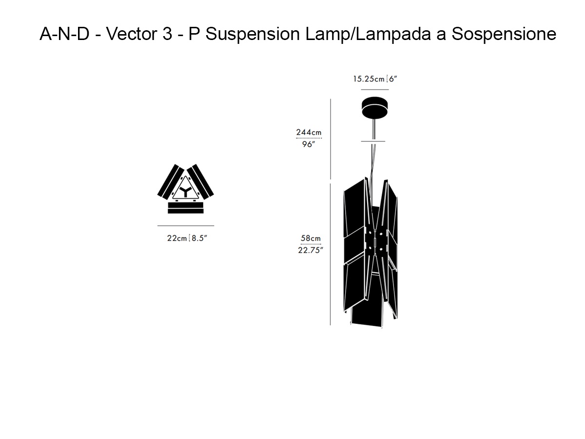 A-N-D Vector 3 P Suspension Lamp