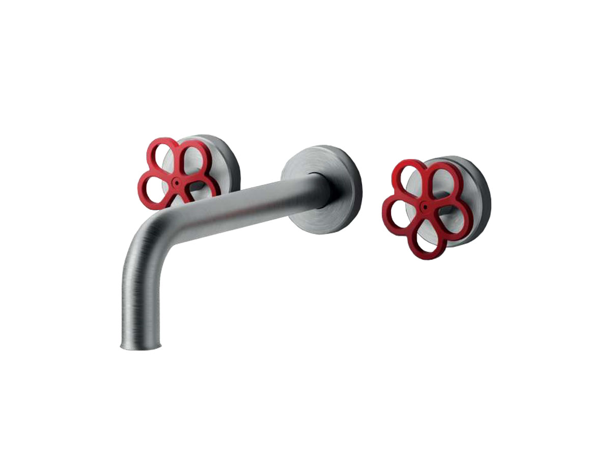 Смеситель для раковины Aboutwater Boffi Fantini AW/Pipe, настенный 3 отверстия