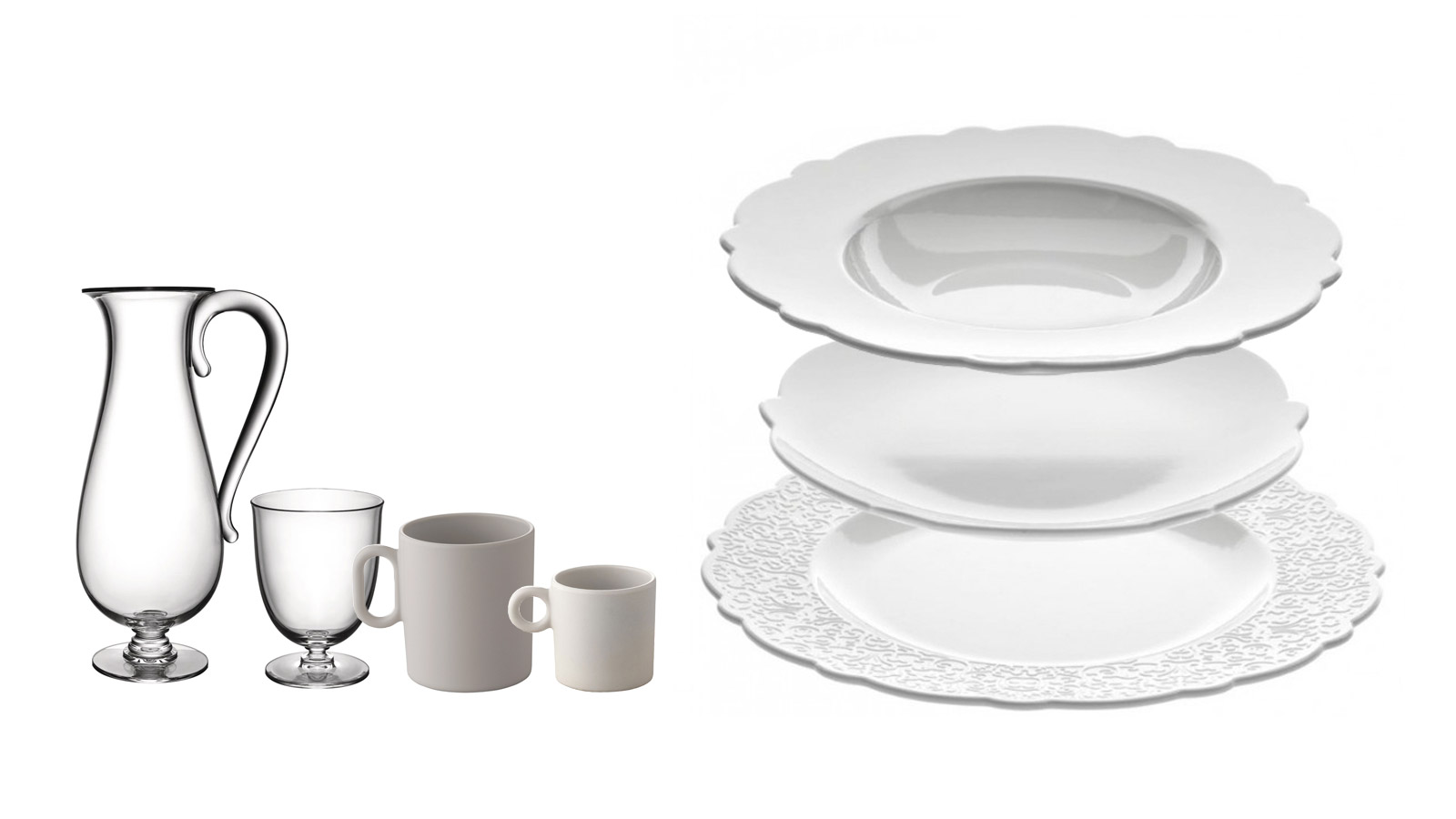 Столовый сервиз Alessi Dressed en Plein Air, уличный