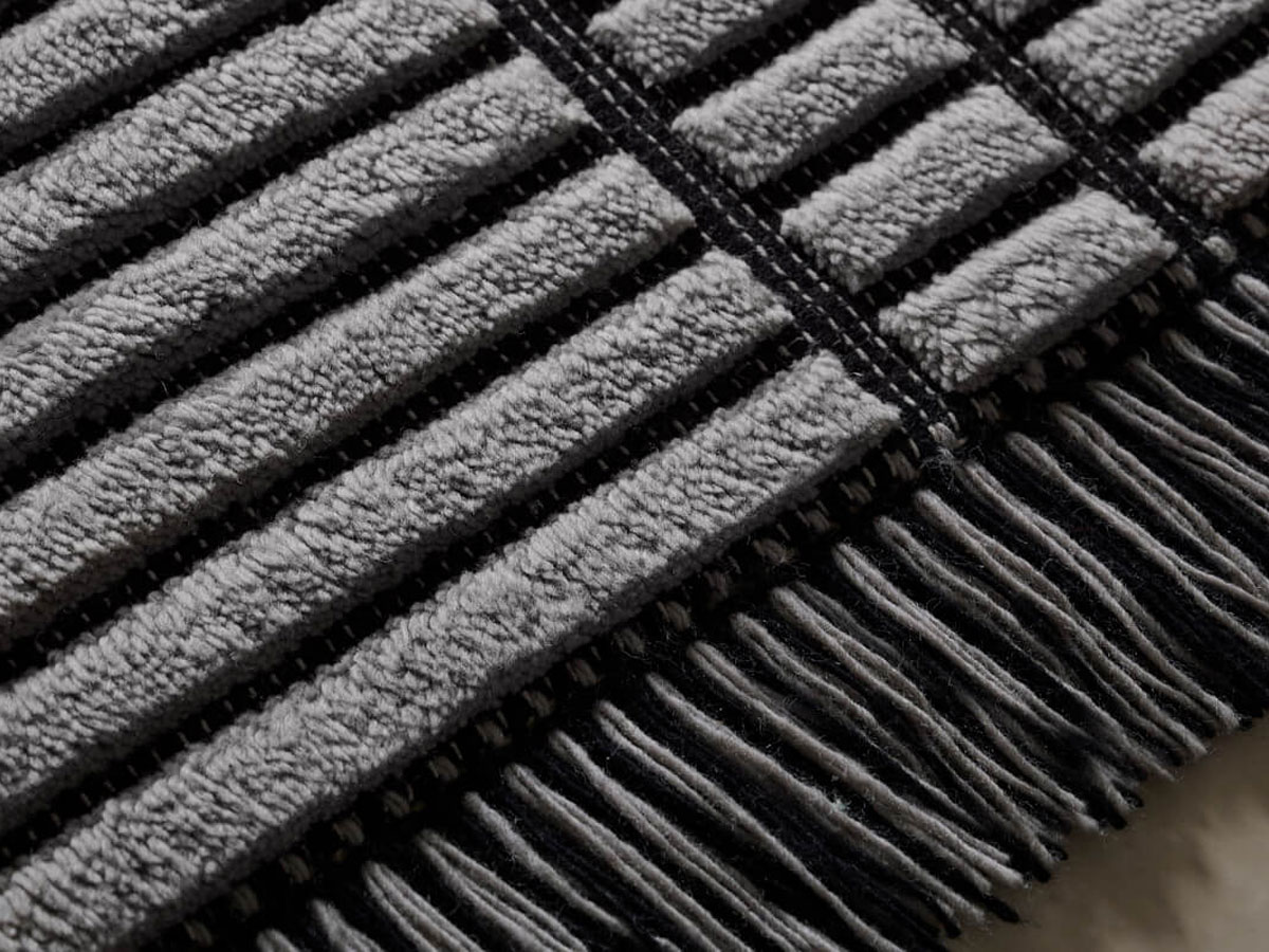 Amini Rd Grid Berber Rug