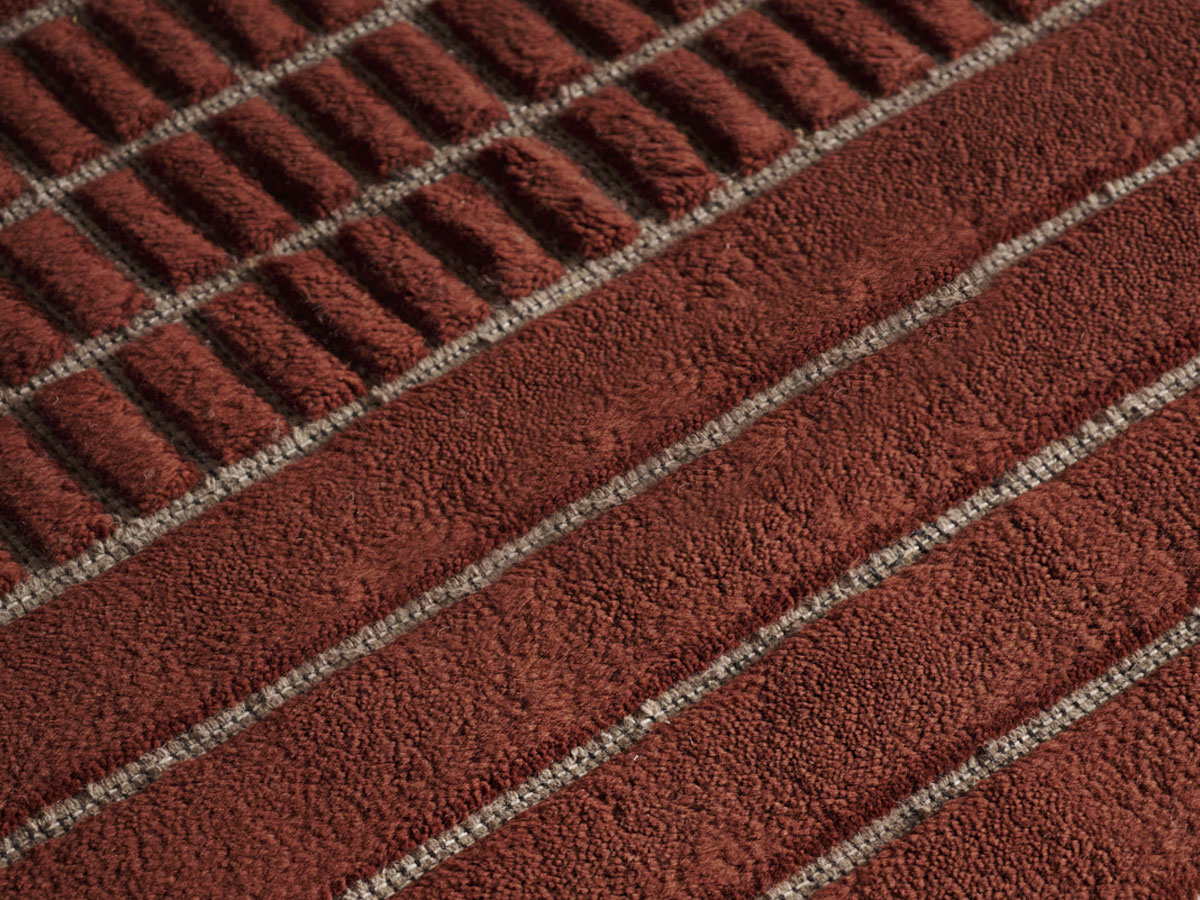 Amini Rd Grid Berber Rug