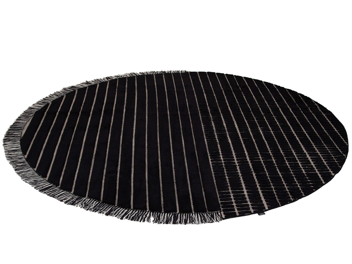 Amini Rd Grid Berber Round Rug