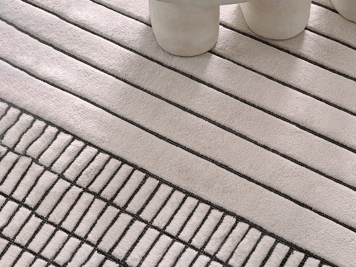 Amini Rd Grid Berber Round Rug