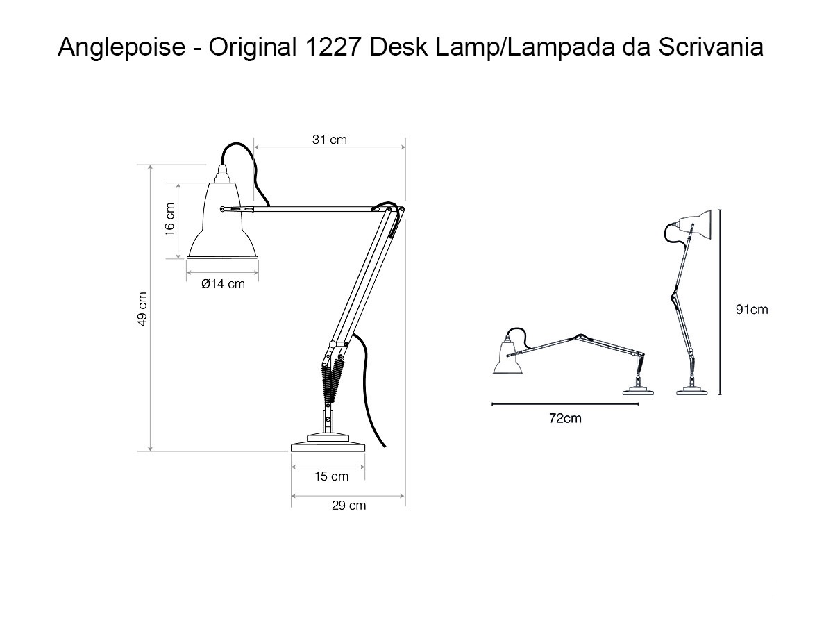 Настольная лампа Anglepoise Original 1227