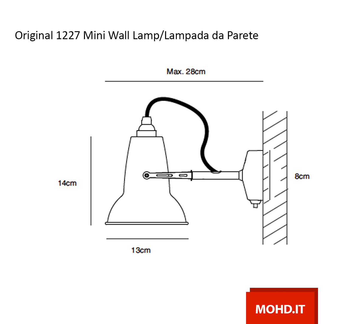 Бра Anglepoise Original 1227 Mini
