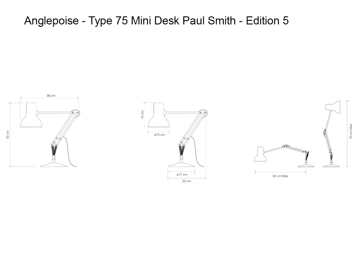 Настольная лампа Anglepoise Type 75 Mini, издание 5