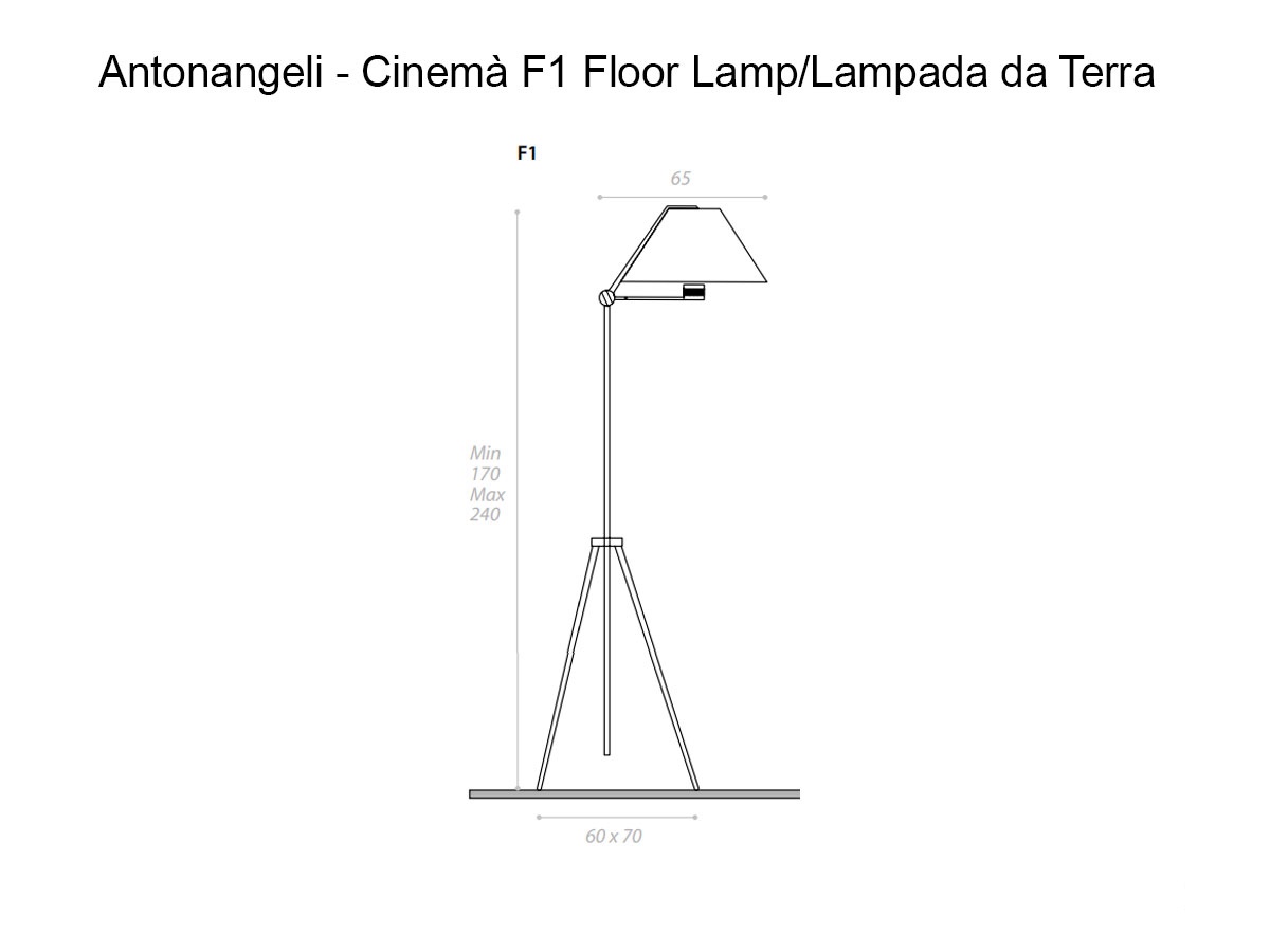 Antonangeli Cinema F1 Floor Lamp