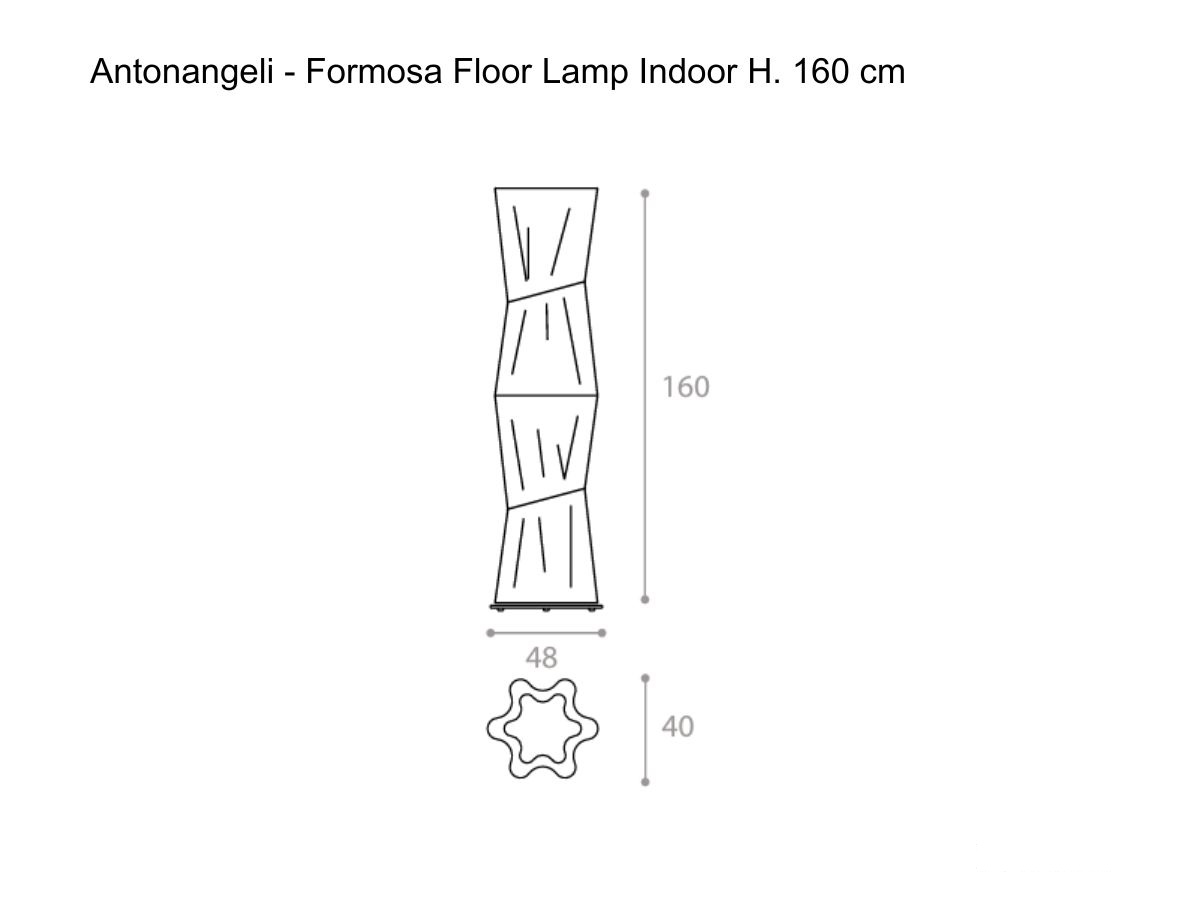Antonangeli Formosa Floor Lamp H 160 Cm