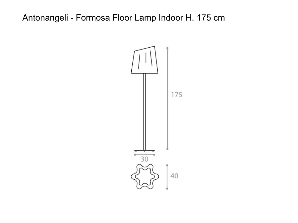 Antonangeli Formosa Floor Lamp H 175 Cm