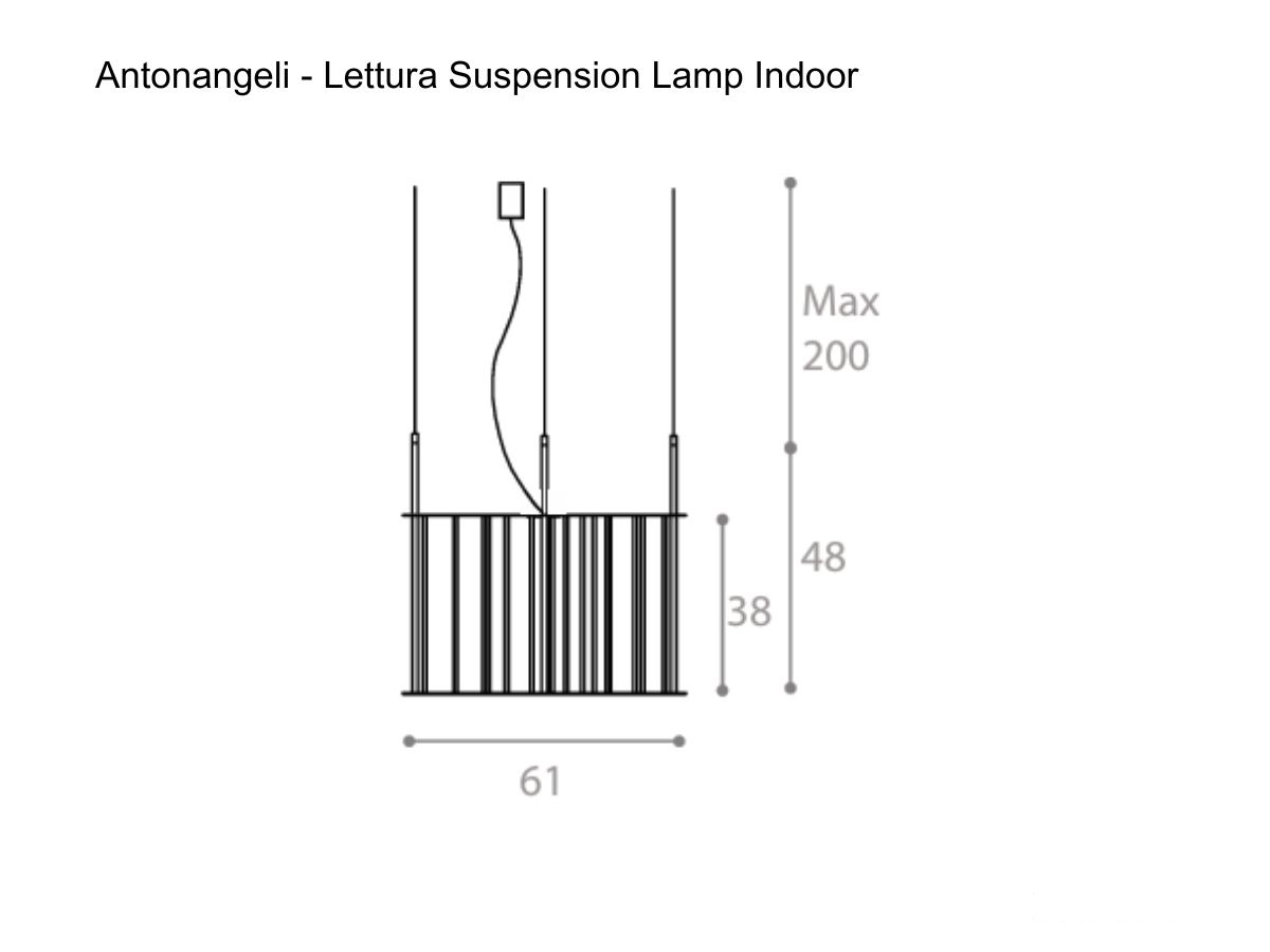 Antonangeli Lettura Suspension Lamp