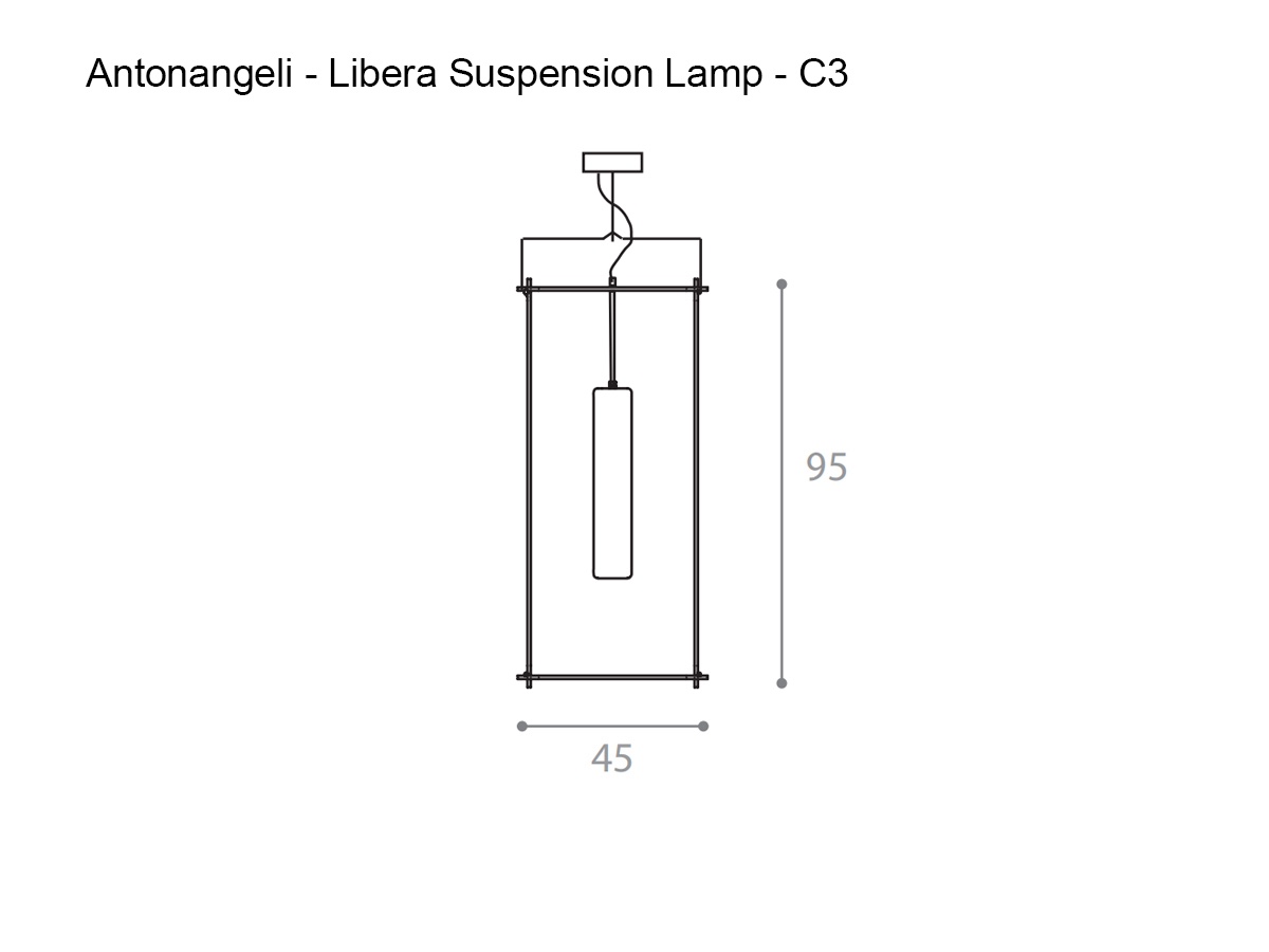 Antonangeli Libera Suspension Lamp C3