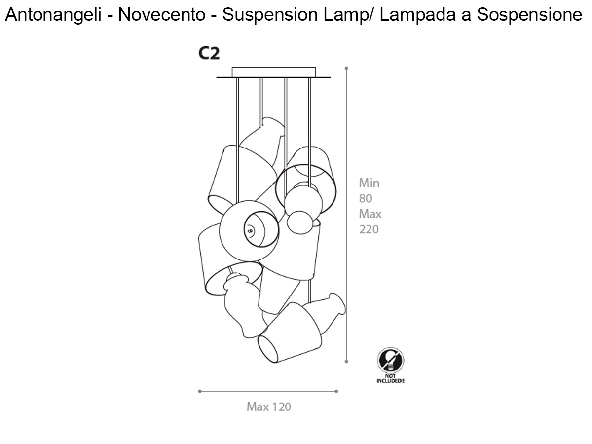 Antonangeli Novecento C2 Suspension Lamp