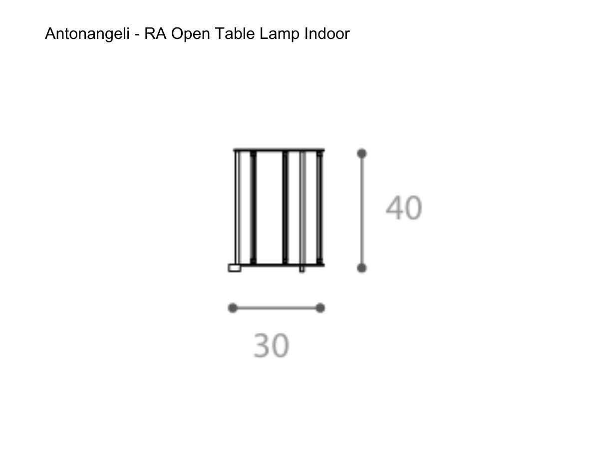 Antonangeli Ra Open Table Lamp