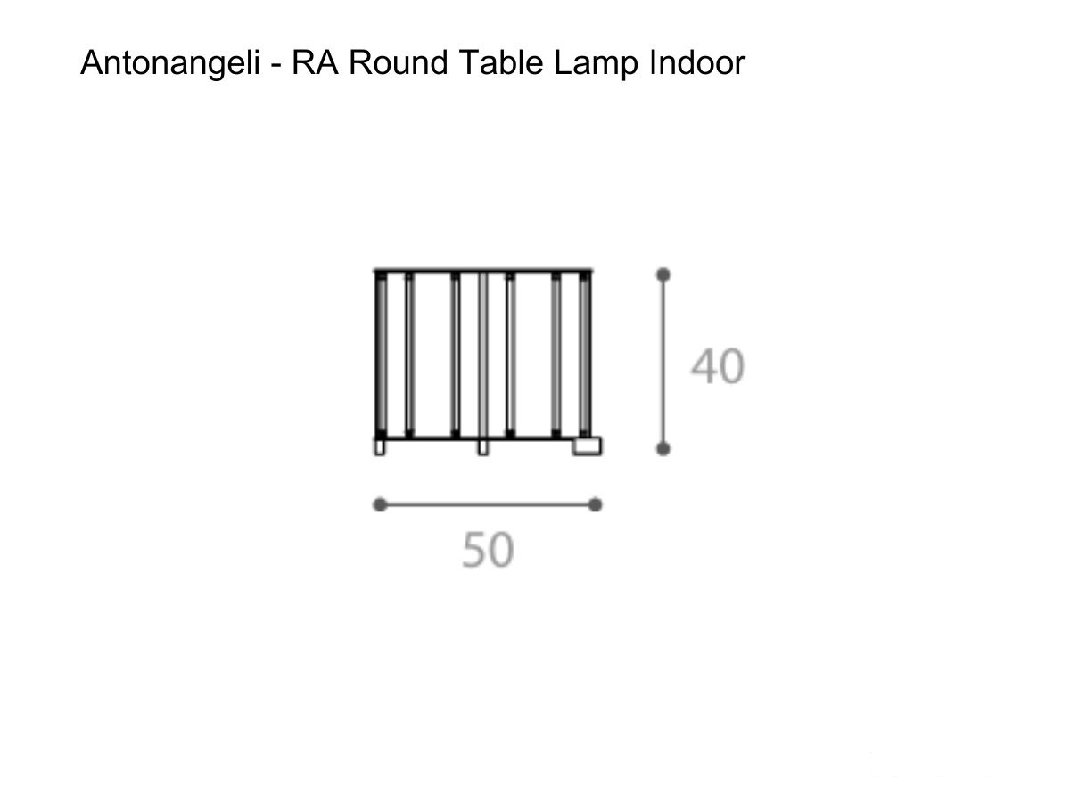 Antonangeli Ra Round Table Lamp