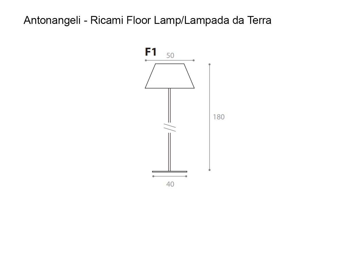 Antonangeli Ricami Floor Lamp F1