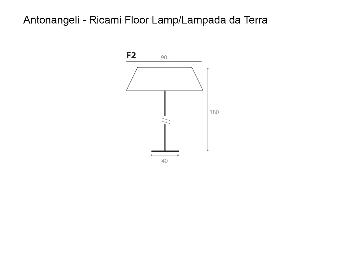 Antonangeli Ricami Floor Lamp F2