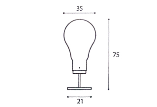 Antonangeli Vivaedison Table Lamp