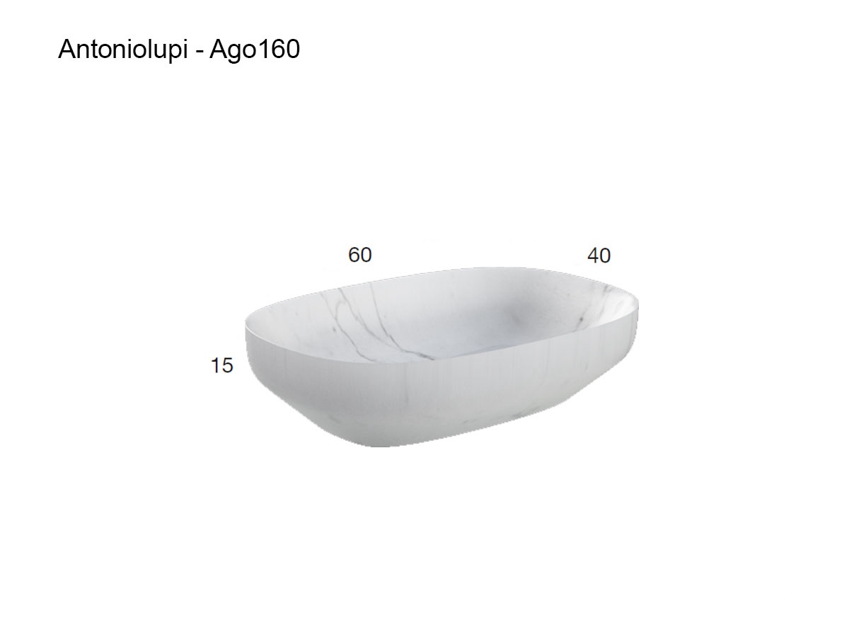 Antoniolupi Ago160 Countertop Washbasin