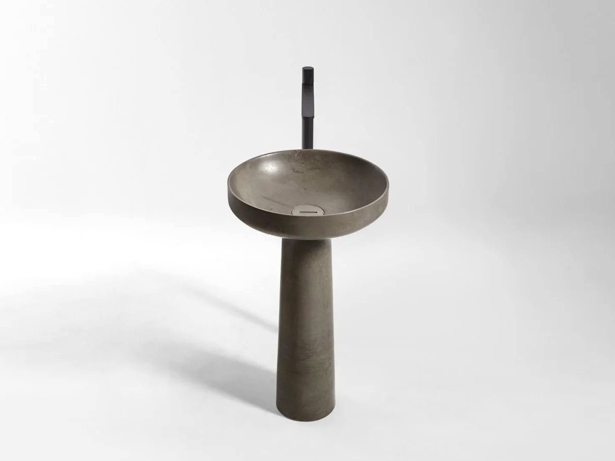Antoniolupi Ago Freestanding Washbasin Stone Grey