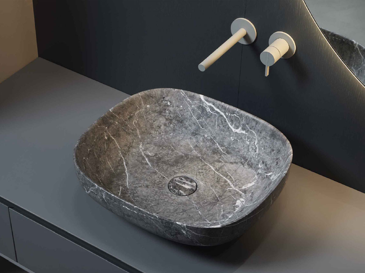 Antoniolupi Ago Stone Countertop Washbasin