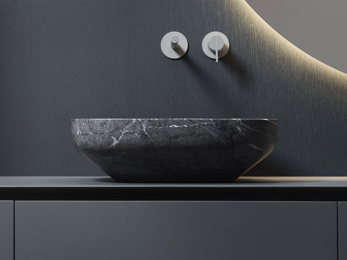 Antoniolupi Ago Stone Countertop Washbasin