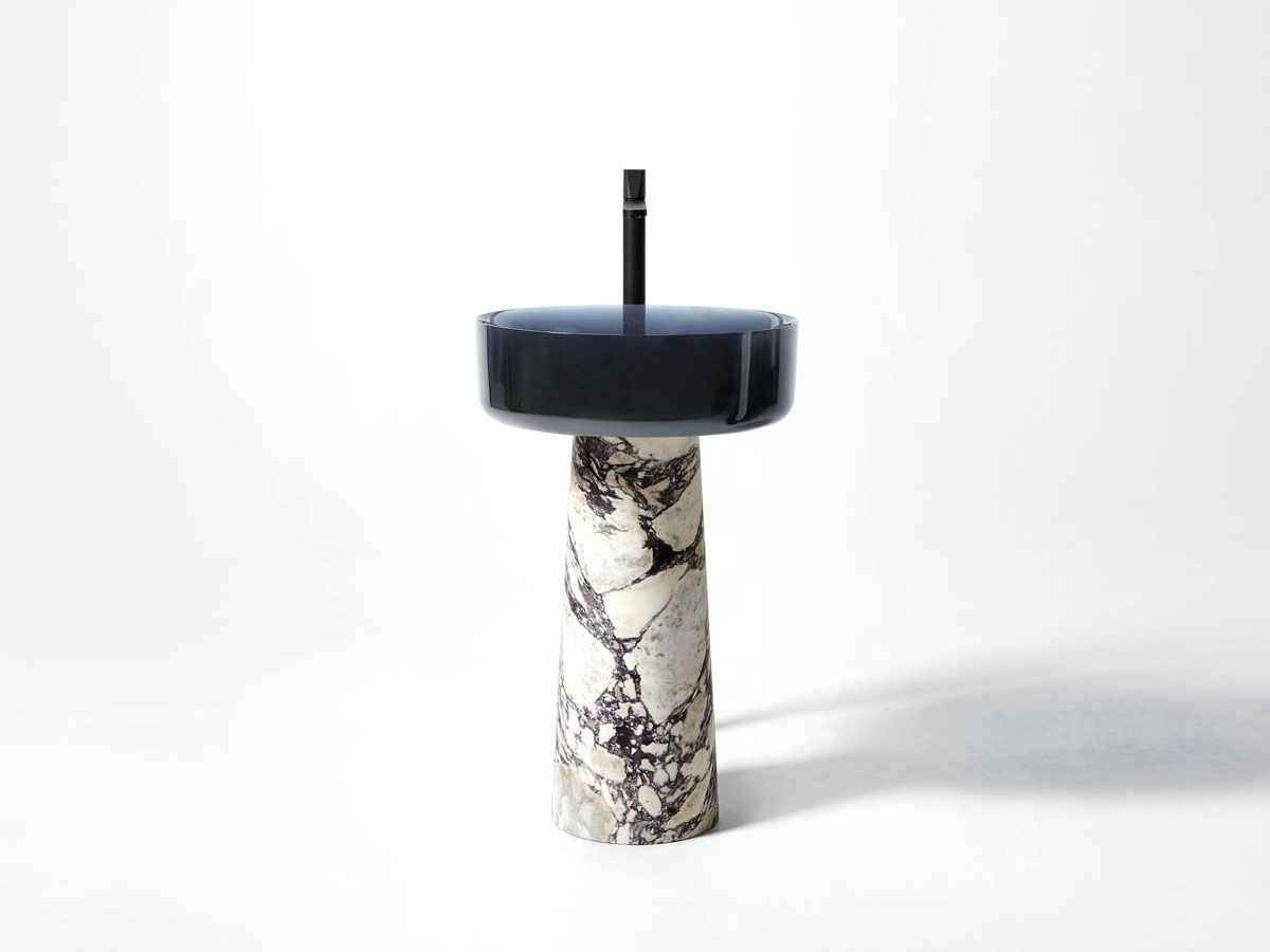 Antoniolupi Albume Freestanding Washbasin Notturno Calacatta Viola Marble
