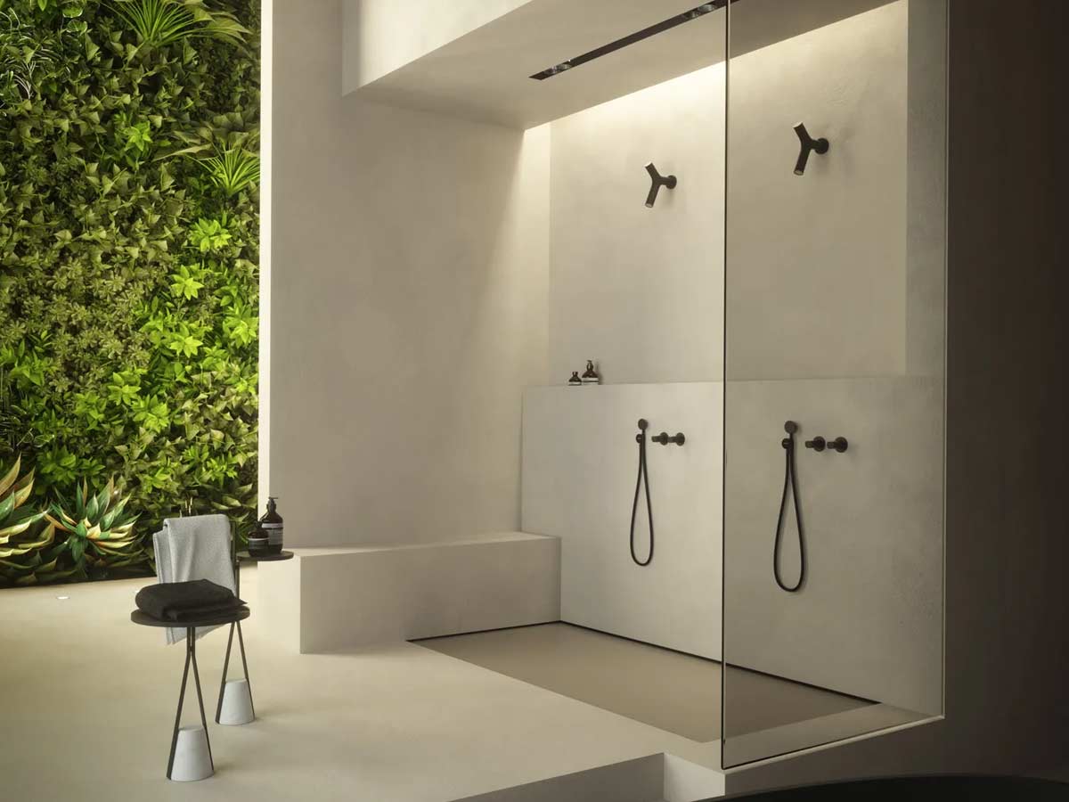 Antoniolupi Apollo1 Wall Mounted Shower Head Without Illumination