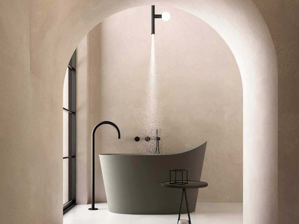 Antoniolupi Apollo3 Ceiling Mounted Showerhead With Lighting