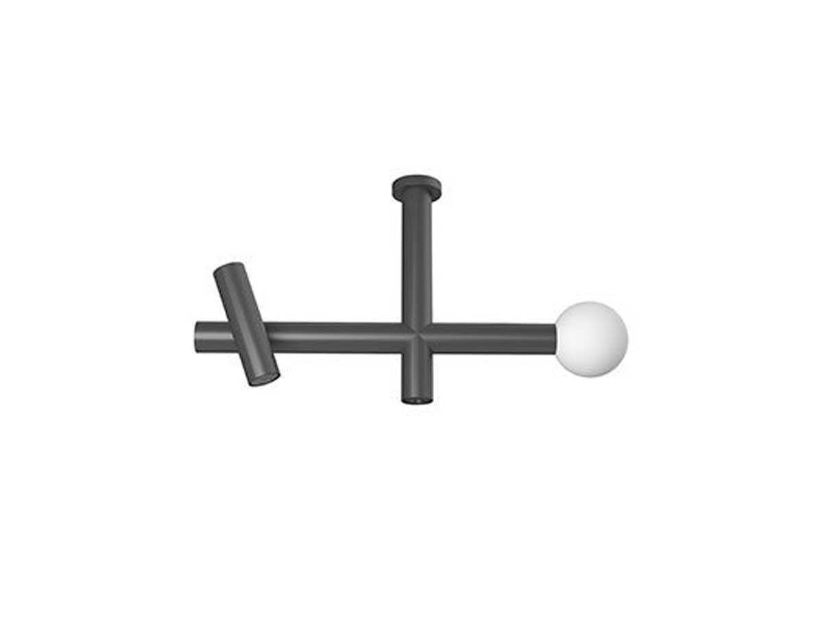 Antoniolupi Apollo4 Ceiling Mounted Showerhead With Lighting And 2 Jets Of Water