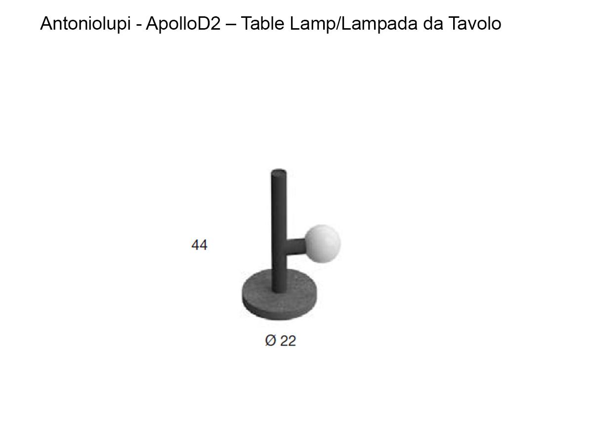 Antoniolupi Apollod2 Table Lamp