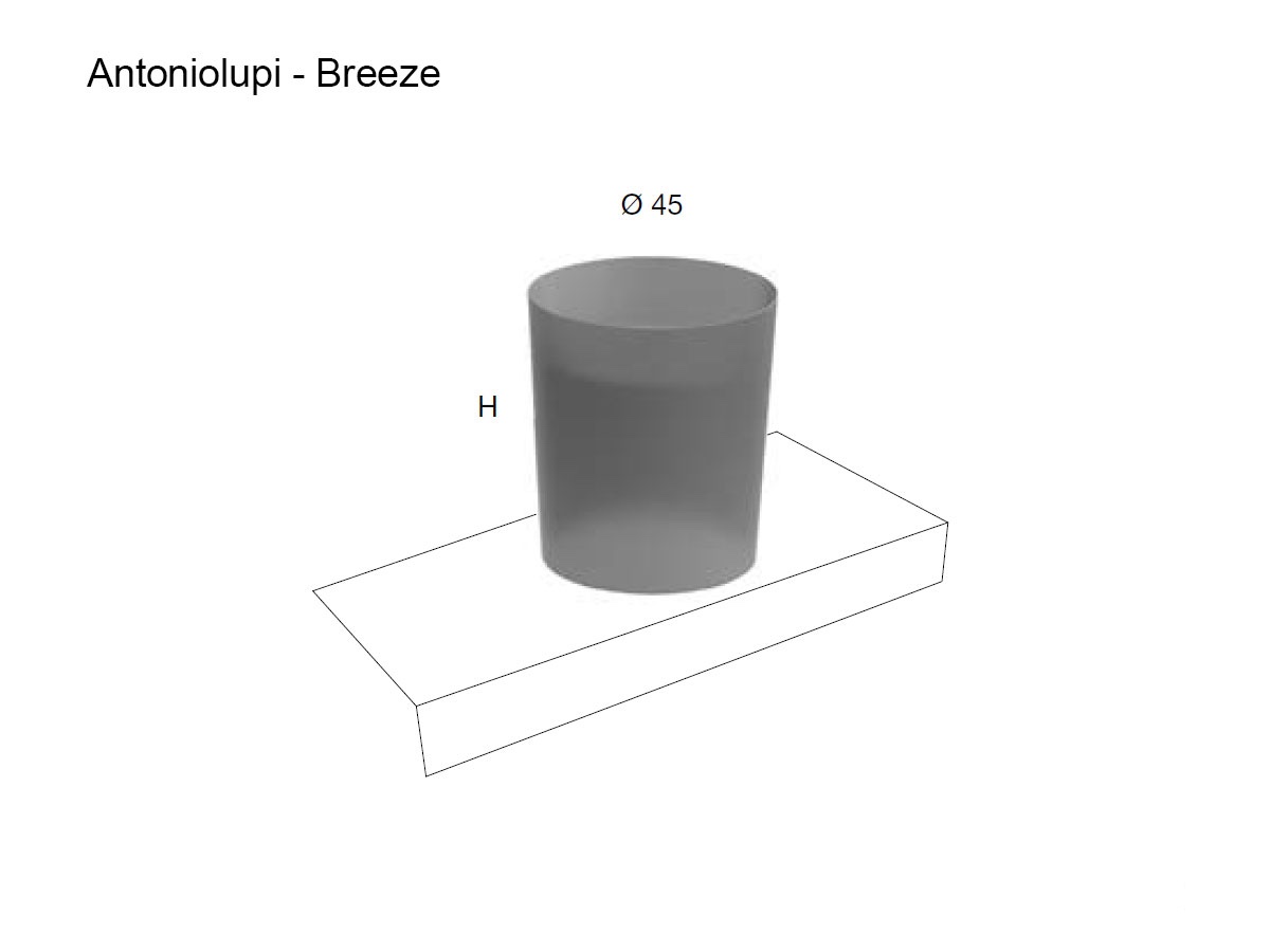 Antoniolupi Breeze Countertop Washbasin