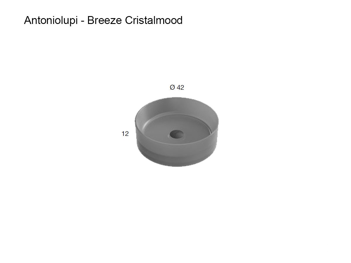 Antoniolupi Breeze Countertop Washbasin Crystalmood