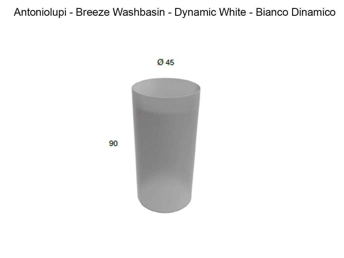 Antoniolupi Breeze Freestanding Washbasin Dynamic White