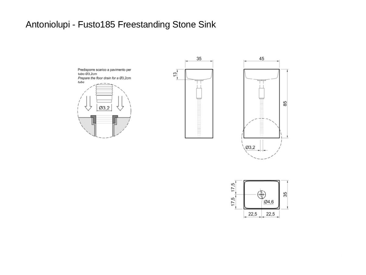 Antoniolupi Fusto185 Freestanding Washbasin