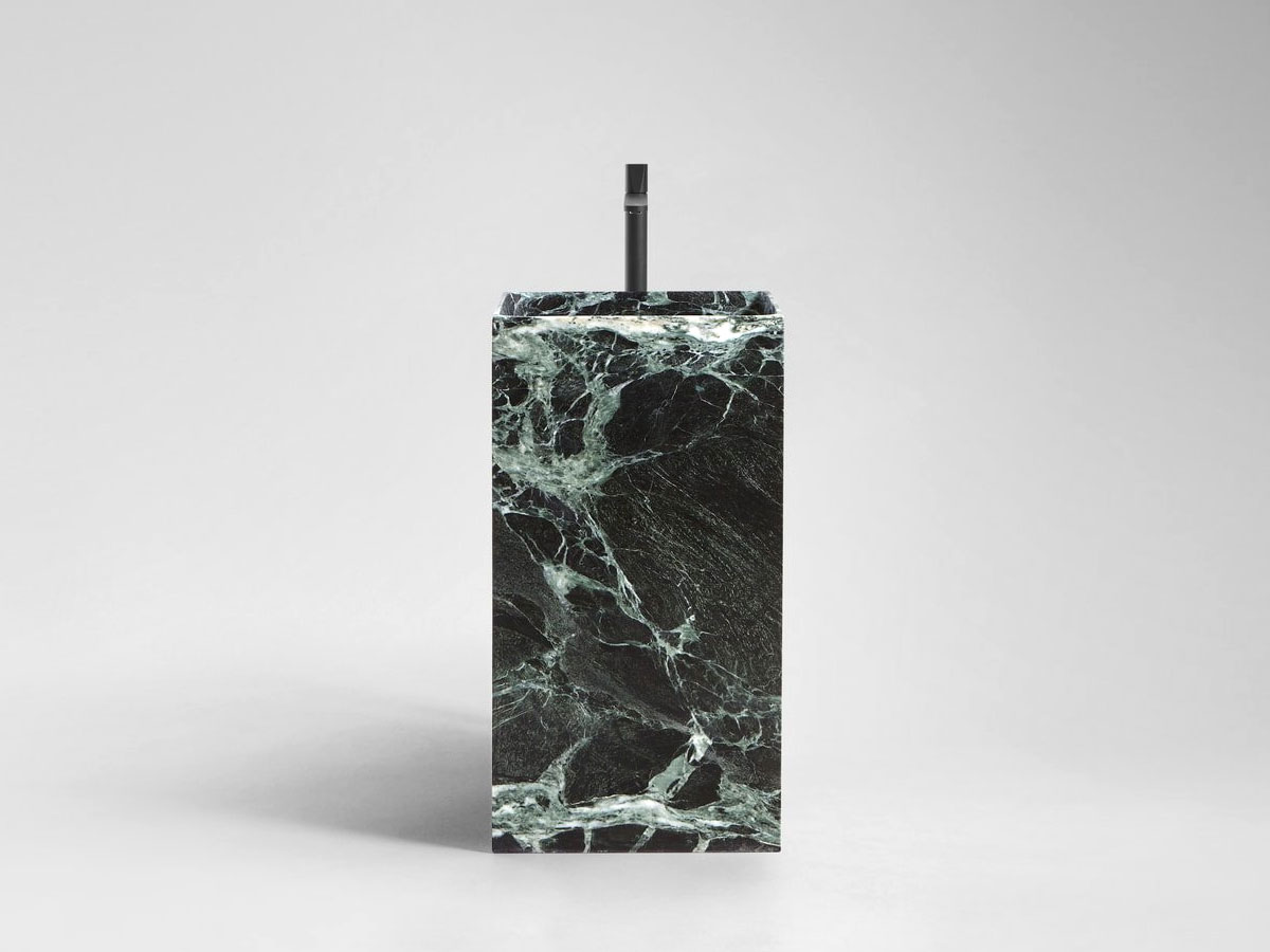 Antoniolupi Fusto Freestanding Washbasin Verde Alpi Marble