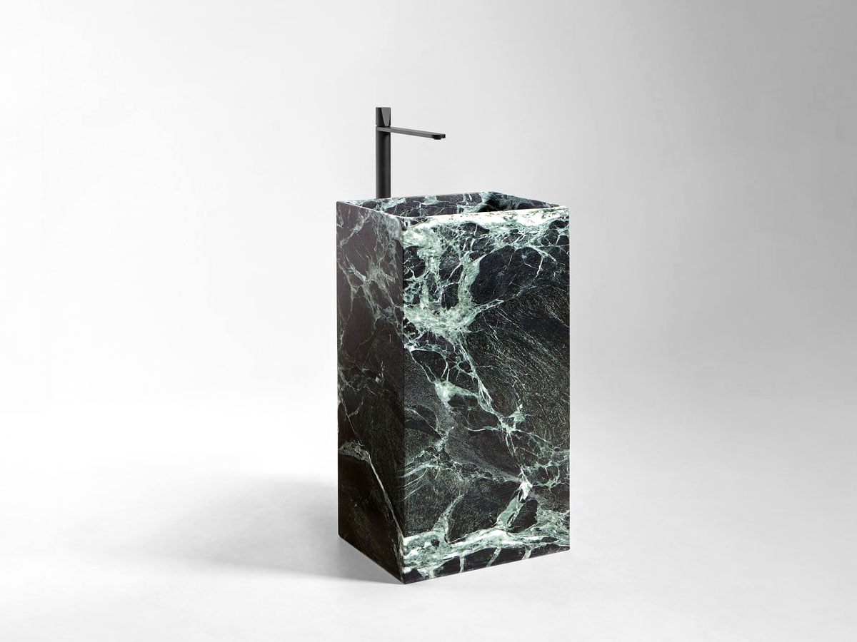 Antoniolupi Fusto Freestanding Washbasin Verde Alpi Marble