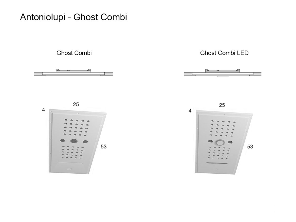 Antoniolupi Ghost Combi Encased Showerhead