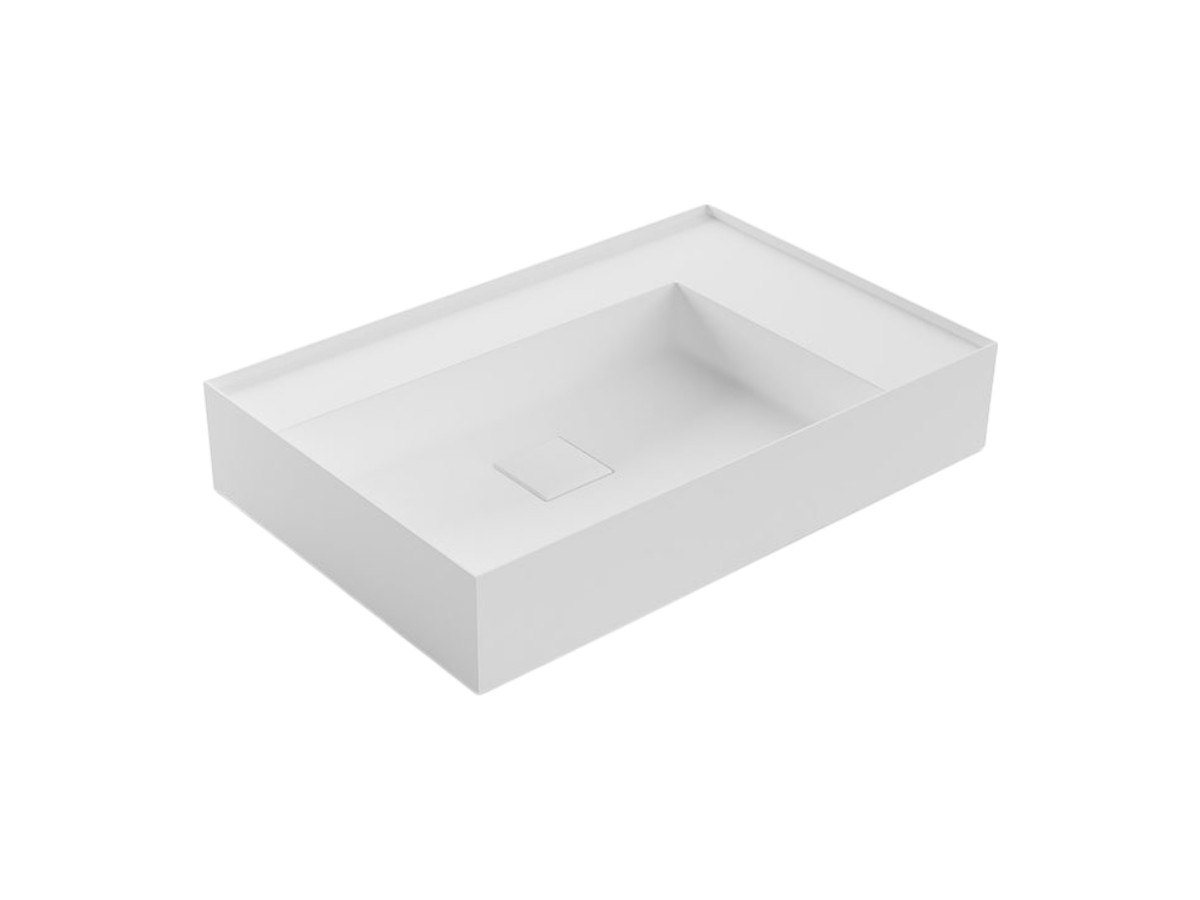 Antoniolupi Graffio M72 Countertop Washbasin White