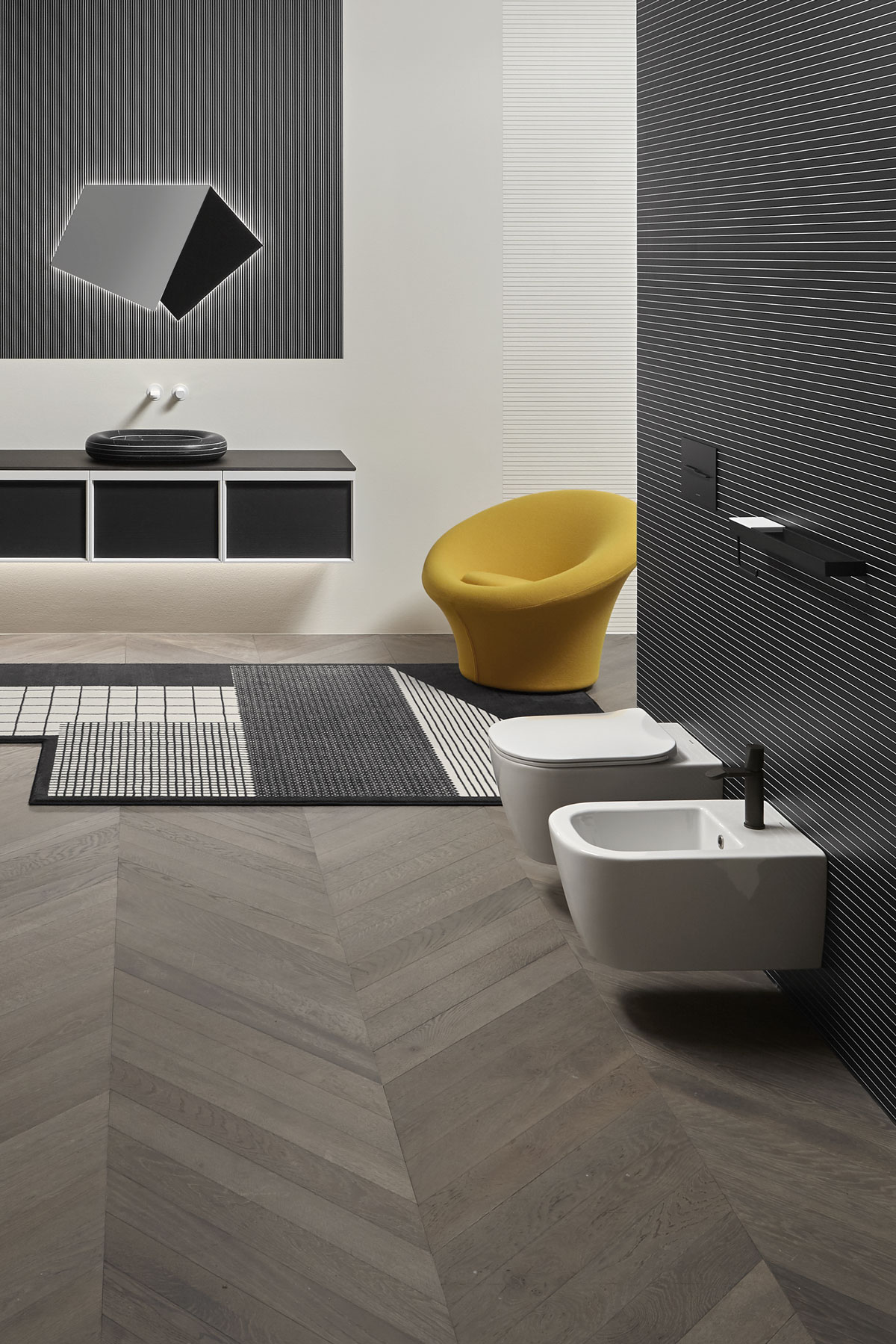 Antoniolupi Komodo Wall Hung Bathroom Set