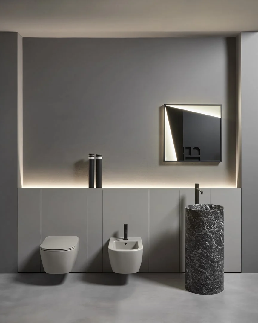 Antoniolupi Komodo Wall Hung Bathroom Set